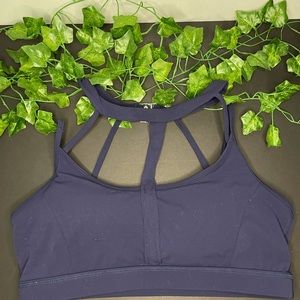 Buff bunny sports Bra with buckle, navy blue, XL